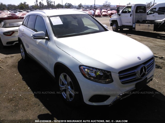 WDC0G4JB7GF069725 - 2016 MERCEDES-BENZ GLC 300 WHITE photo 1