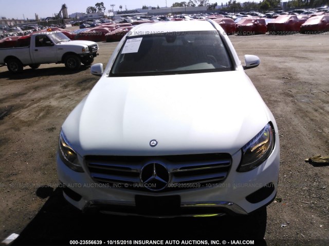 WDC0G4JB7GF069725 - 2016 MERCEDES-BENZ GLC 300 WHITE photo 6