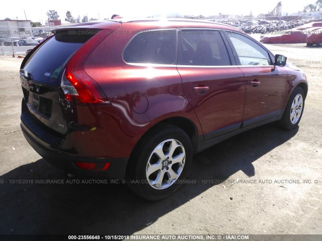 YV4940DZ5D2445913 - 2013 VOLVO XC60 3.2 MAROON photo 4