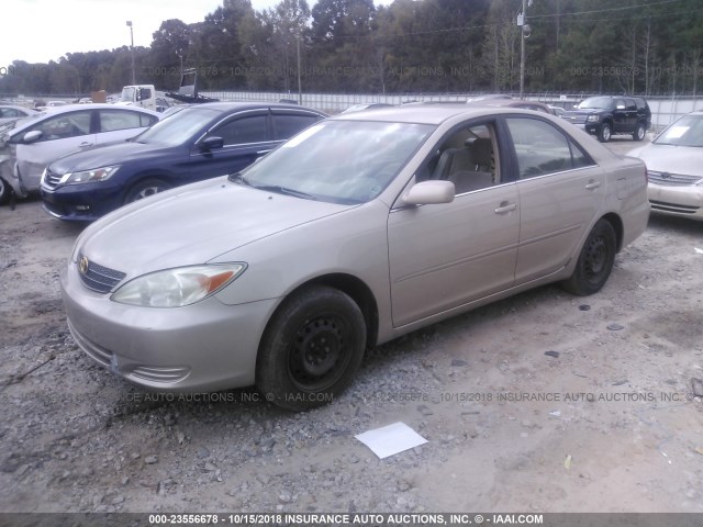 4T1BE32K53U173113 - 2003 TOYOTA CAMRY LE/XLE/SE GOLD photo 2