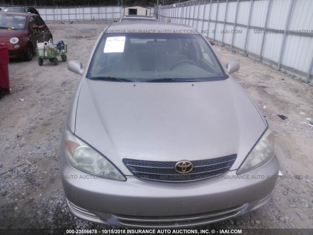 4T1BE32K53U173113 - 2003 TOYOTA CAMRY LE/XLE/SE GOLD photo 6