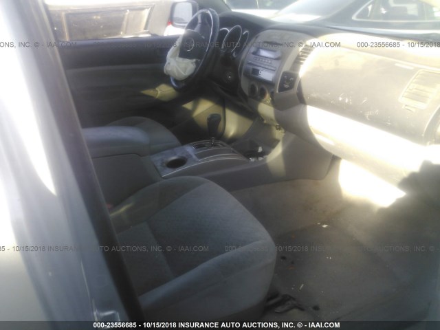 5TETX22NX8Z529299 - 2008 TOYOTA TACOMA ACCESS CAB ვერცხლისფერი ფოტო 5