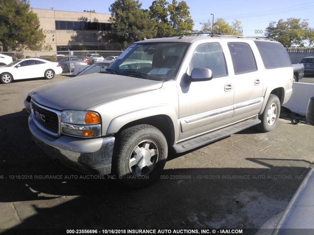 3GKFK16Z65G144014 - 2005 GMC YUKON XL K1500 GRAY photo 2