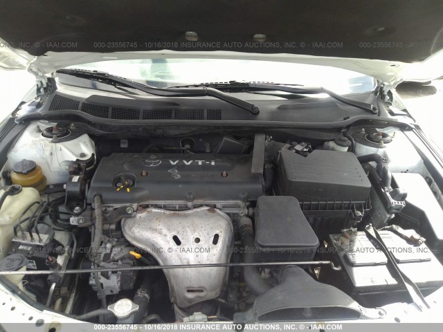 4T1BE46K87U557120 - 2007 TOYOTA CAMRY NEW GENERAT CE/LE/XLE/SE WHITE photo 10