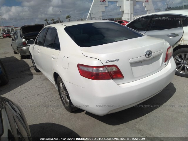 4T1BE46K87U557120 - 2007 TOYOTA CAMRY NEW GENERAT CE/LE/XLE/SE WHITE photo 3