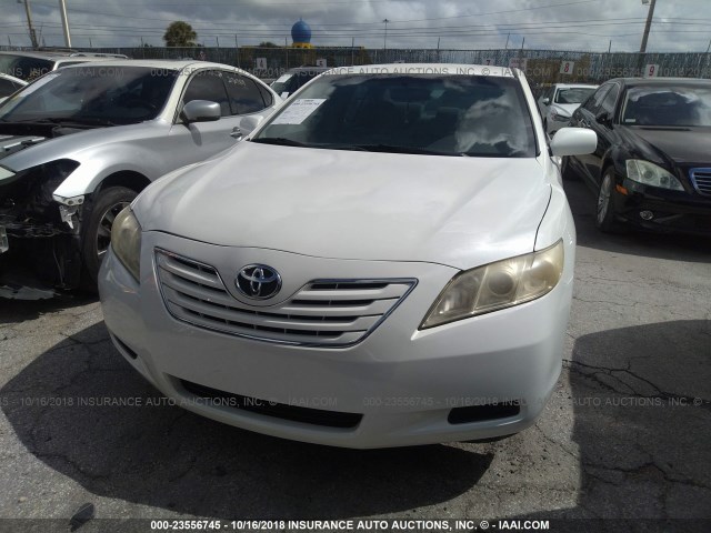4T1BE46K87U557120 - 2007 TOYOTA CAMRY NEW GENERAT CE/LE/XLE/SE WHITE photo 6