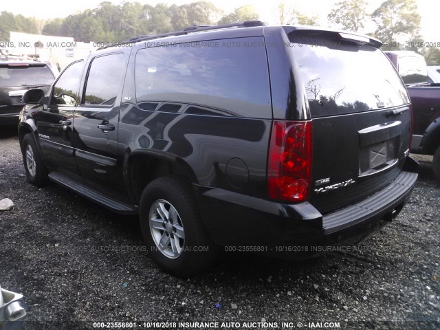 1GKFC16057R243666 - 2007 GMC YUKON XL C1500 BLACK photo 3