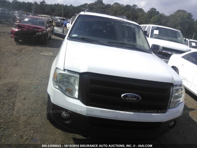 1FMJUL558AEB71322 - 2010 FORD EXPEDITION XLT WHITE photo 6