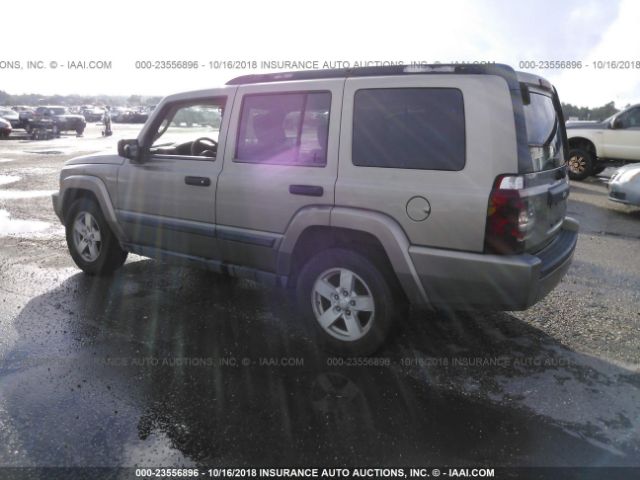 1J8HH48K36C179725 - 2006 JEEP COMMANDER Bej foto 3
