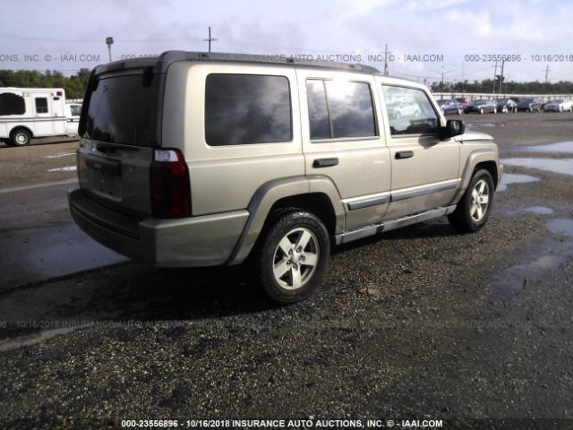 1J8HH48K36C179725 - 2006 JEEP COMMANDER Bej foto 4