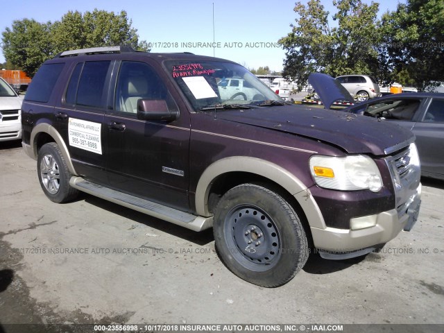 1FMEU64E56ZA14527 - 2006 FORD EXPLORER EDDIE BAUER PURPLE photo 1