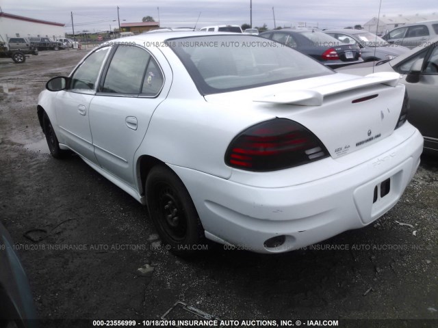 1G2NF52E24C255963 - 2004 PONTIAC GRAND AM SE1 WHITE photo 3