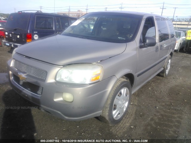 1GNDV23LX6D167592 - 2006 CHEVROLET UPLANDER LS BEIGE photo 2