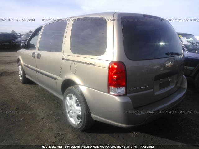 1GNDV23LX6D167592 - 2006 CHEVROLET UPLANDER LS BEIGE photo 3