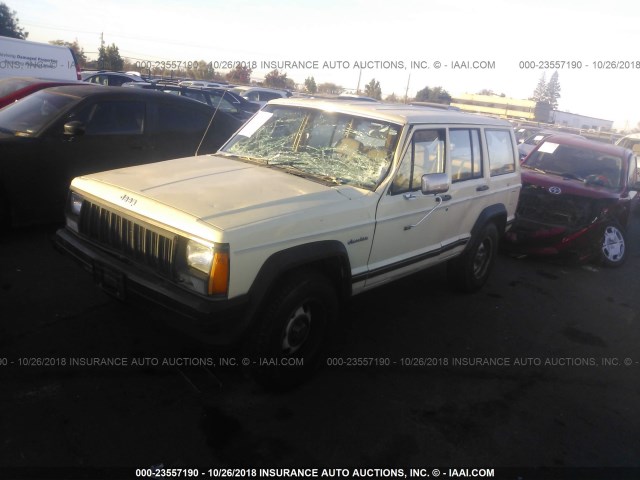 1JCMR7814JT147725 - 1988 JEEP CHEROKEE YELLOW photo 2