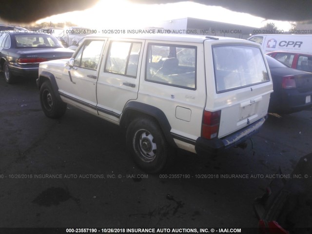 1JCMR7814JT147725 - 1988 JEEP CHEROKEE YELLOW photo 3