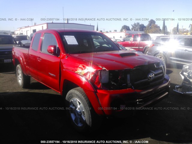 5TEUU4EN5AZ707517 - 2010 TOYOTA TACOMA ACCESS CAB RED photo 1