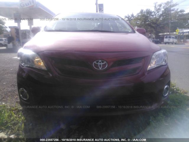 2T1BU4EE5BC630937 - 2011 TOYOTA COROLLA S/LE RED photo 6