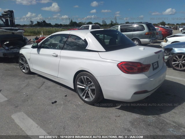 WBA4Z1C57KEE44843 - 2019 BMW 430I WHITE photo 3