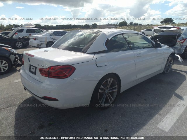 WBA4Z1C57KEE44843 - 2019 BMW 430I WHITE photo 4