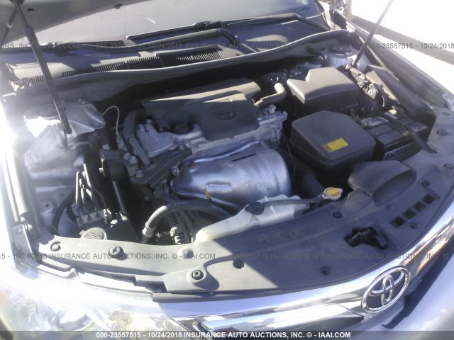 4T1BF1FK9CU024599 - 2012 TOYOTA CAMRY SE/LE/XLE SILVER photo 10