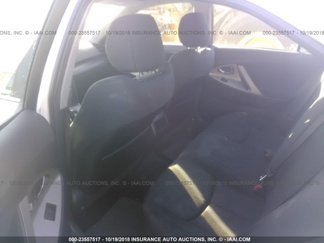 4T1BE46K49U907376 - 2009 TOYOTA CAMRY SE/LE/XLE WHITE photo 8