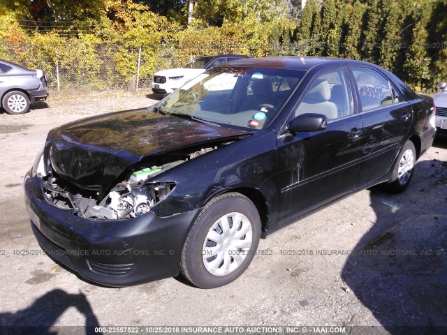 4T1BE32K55U098187 - 2005 TOYOTA CAMRY LE/XLE/SE BLACK photo 2