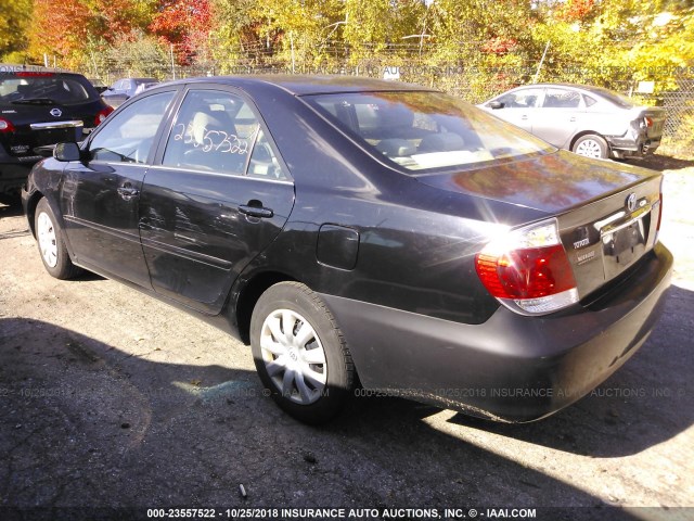 4T1BE32K55U098187 - 2005 TOYOTA CAMRY LE/XLE/SE BLACK photo 3