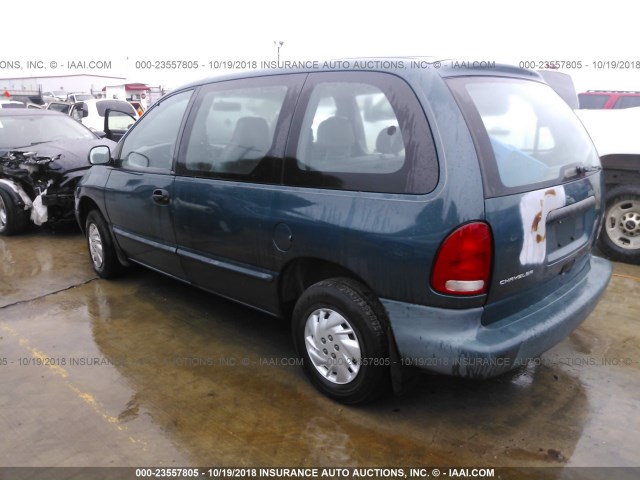 2C4FJ25B3YR867715 - 2000 CHRYSLER VOYAGER BLUE photo 3