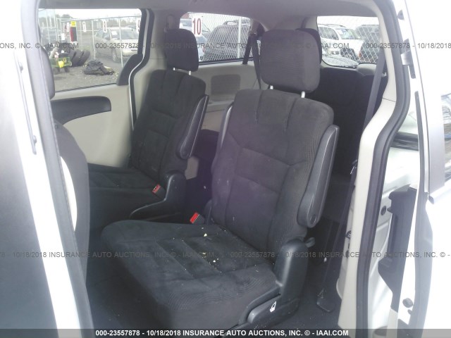 2C4RDGCG8GR327498 - 2016 DODGE GRAND CARAVAN SXT WHITE photo 8