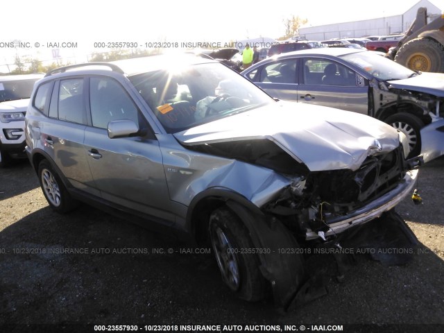 WBXPA73434WC43264 - 2004 BMW X3 2.5I GRAY photo 1