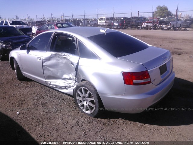 WAUDG74F45N068149 - 2005 AUDI A6 3.2 QUATTRO SILVER photo 3