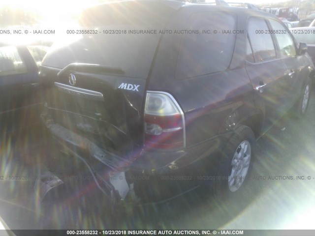 2HNYD18986H537875 - 2006 ACURA MDX TOURING BLACK photo 4