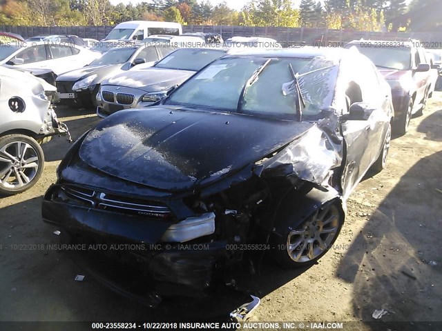 1C3CDFCH5DD154793 - 2013 DODGE DART LIMITED/R/T BLACK photo 2