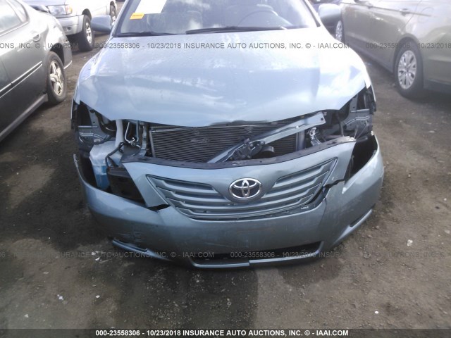 4T4BE46KX9R090498 - 2009 TOYOTA CAMRY SE/LE/XLE TEAL photo 6