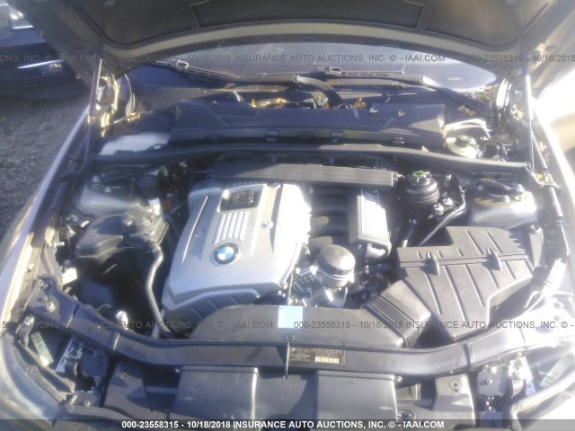 WBAVB17506NK41380 - 2006 BMW 325 I AUTOMATIC ოქროსფერი ფოტო 10