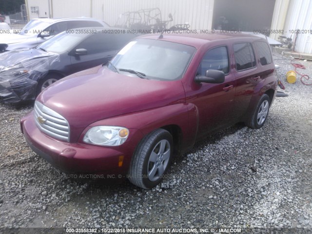 3GNBAADB3AS564699 - 2010 CHEVROLET HHR LS Rojo foto 2