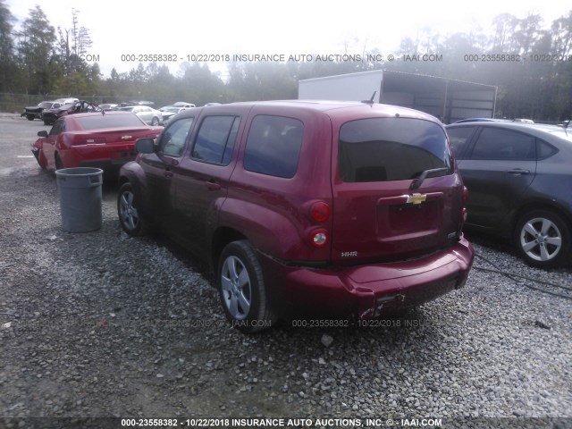 3GNBAADB3AS564699 - 2010 CHEVROLET HHR LS Rojo foto 3