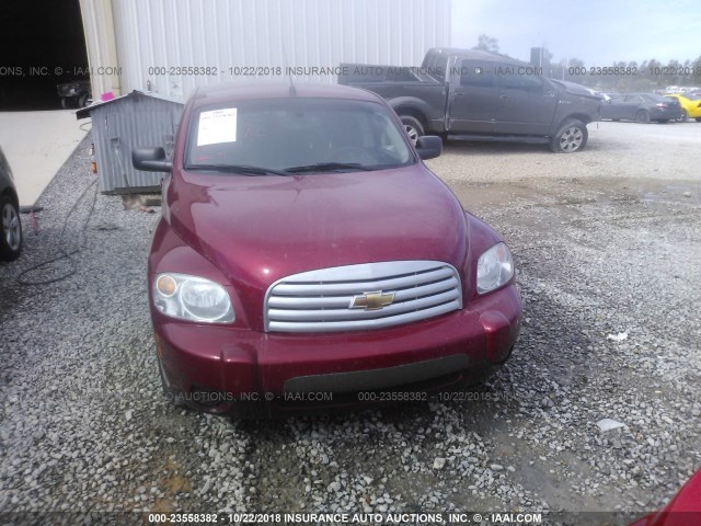 3GNBAADB3AS564699 - 2010 CHEVROLET HHR LS Rojo foto 6