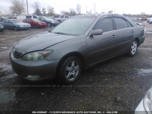 4T1BF32KX2U527316 - 2002 TOYOTA CAMRY LE/XLE/SE Boz foto 2