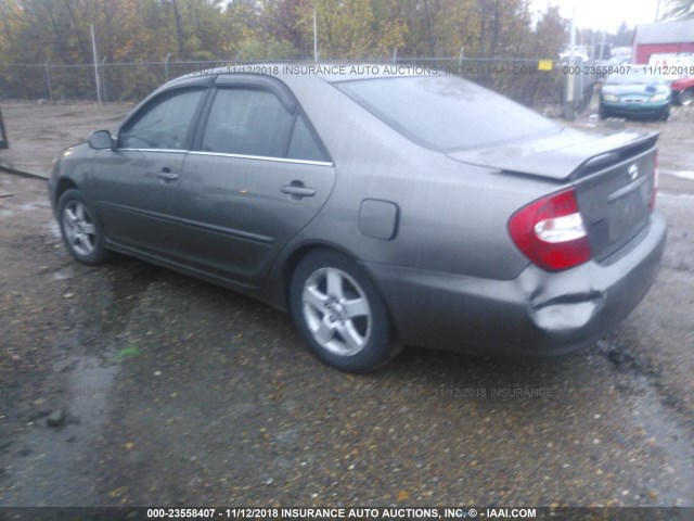 4T1BF32KX2U527316 - 2002 TOYOTA CAMRY LE/XLE/SE Boz foto 3