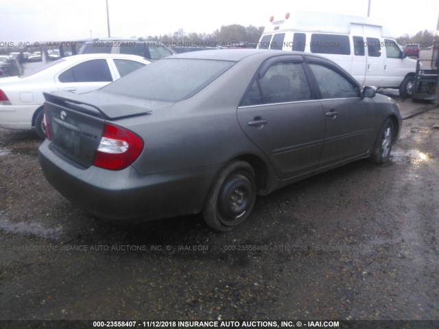 4T1BF32KX2U527316 - 2002 TOYOTA CAMRY LE/XLE/SE Boz foto 4