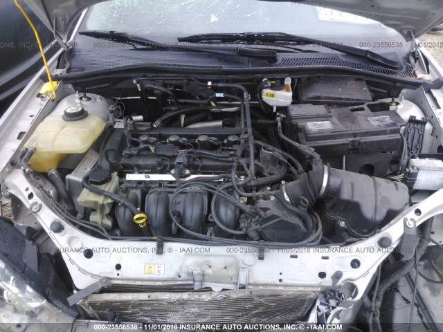 1FAFP31N77W179684 - 2007 FORD FOCUS ZX3/S/SE/SES SILVER photo 10