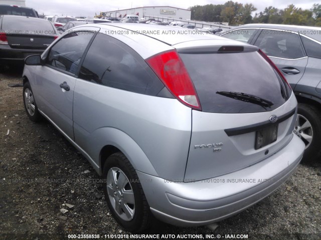1FAFP31N77W179684 - 2007 FORD FOCUS ZX3/S/SE/SES SILVER photo 3