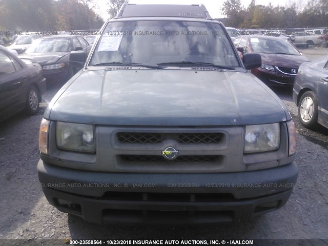 5N1ED28Y71C588264 - 2001 NISSAN XTERRA XE/SE TEAL photo 6