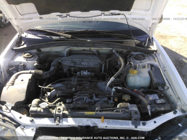 JF1SG65603H701430 - 2003 SUBARU FORESTER 2.5XS თეთრი ფოტო 10