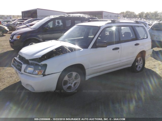 JF1SG65603H701430 - 2003 SUBARU FORESTER 2.5XS თეთრი ფოტო 2