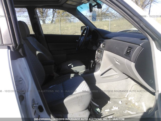 JF1SG65603H701430 - 2003 SUBARU FORESTER 2.5XS თეთრი ფოტო 5