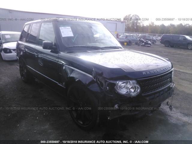 SALMF13446A207376 - 2006 LAND ROVER RANGE ROVER SUPERCHARGED BLACK photo 1