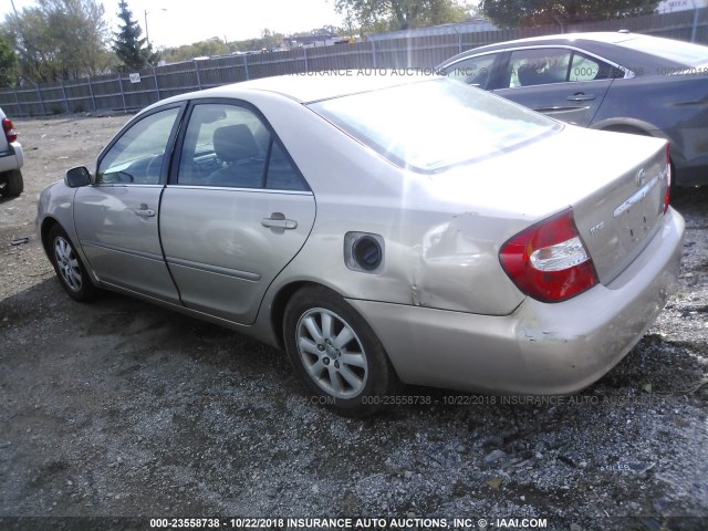 4T1BF30K72U512677 - 2002 TOYOTA CAMRY LE/XLE/SE 棕色 照片 3